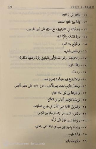 İzahlı Nurul İzah Tercümesi