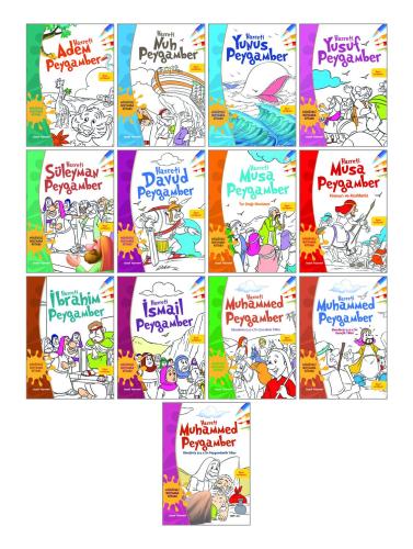 Peygamber Hikayeleri Boyama Kitapları Seti (13 Kitap)