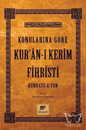 Konularına Göre Kur'an-ı Kerim Fihristi