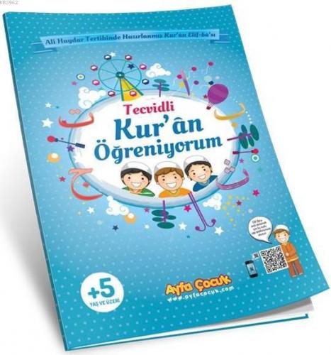 Kur'an Öğreniyorum (Ayfa-161M, Orta Boy, Mavi, Tecvidli); Çocuk Elif-B