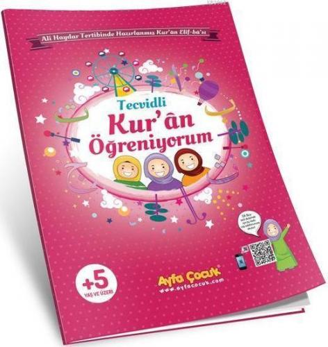 Kur'an Öğreniyorum (Ayfa-161P, Orta Boy, Pembe, Tecvidli); Çocuk Elif-