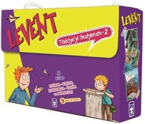Levent Türkiyeyi Geziyorum 2 Set - (5 Kitap)