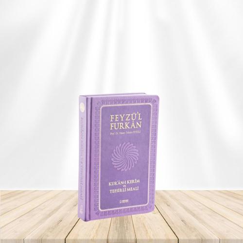 Feyzü'l Furkan Kuran-ı Kerim ve Tefsirli Meali (Cep Boy Ciltli) Lila