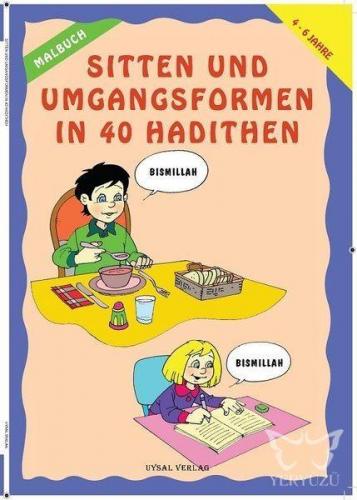 Malbuch Sitten Und Umgangsformen In 40 Hadithen (4-6 Yaş)