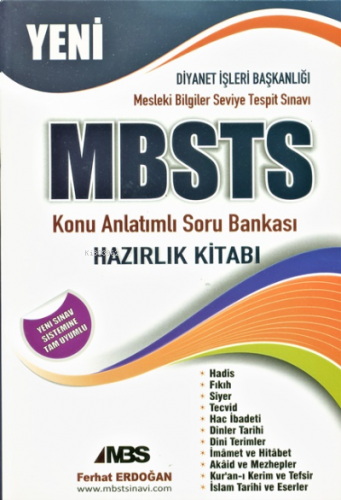 MBS MBSTS Konu Anlatımlı Soru Bankası