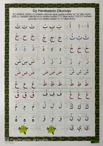 Çıkartmalı Boyamalı Elifba Görsel Hafıza Teknikleriyle Kur'an Eğitimi