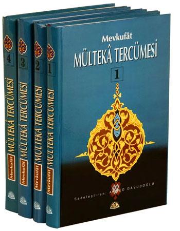 Mevkufat Mülteka Tercümesi 4 Cilt İthal Kağıt