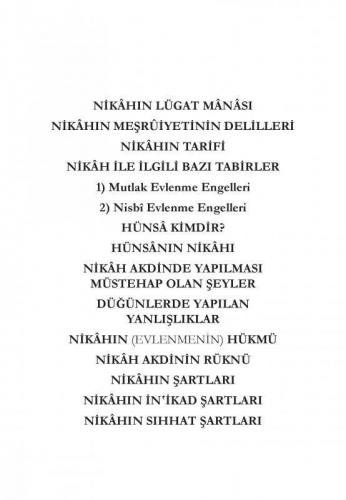 Nişan ve Nikâh Ahkâmı