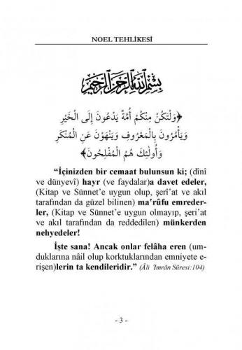 Noel Kutlama Tehlikesi