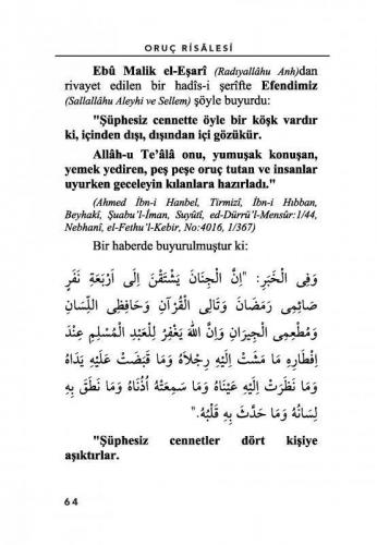 Oruç Risalesi