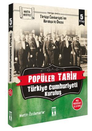 Popüler Tarih Türkiye Cumhuriyeti Kuruluş Set - (5 Kitap)