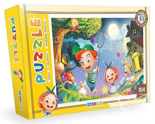 Puzzle Kelebek Avı (BF083) (104 Parça)
