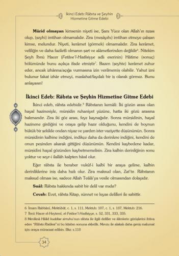 Risalei Halidiyye ve Rabıta Risalesi Arapça Metin Karşılıklı