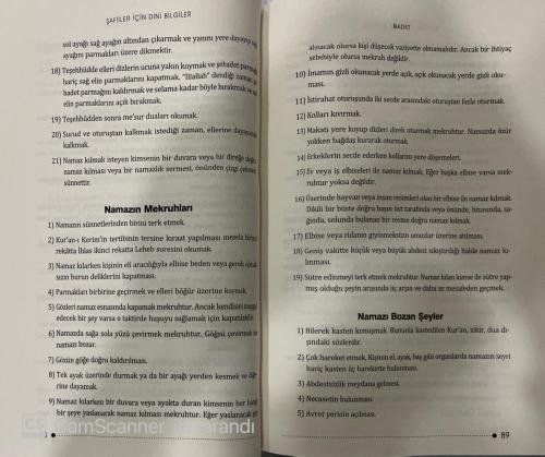 Şafiiler İçin Dini Bilgiler