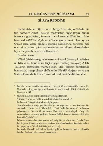 Şiaya Reddiye Ehli Sünnet Müdafaası