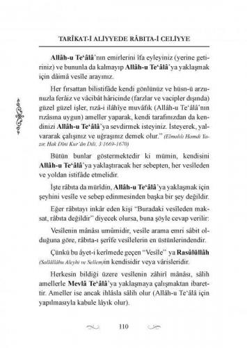 Tarîkat-i 'Aliyye'de Râbıta-i Celiyye