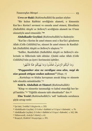 Tasavvufun Menşei ve İmamı Azam Ebu Hanife