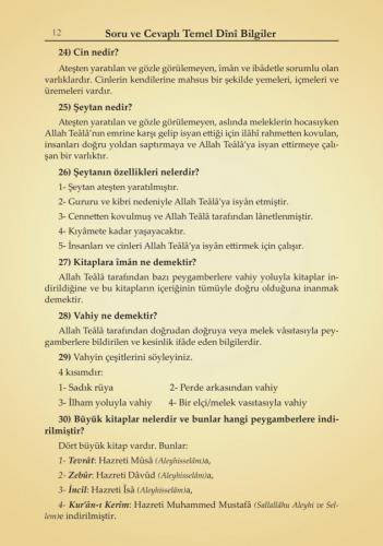 Soru ve Cevaplı Dini Bilgiler Hanefiler İçin
