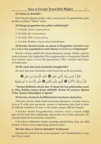 Temel Dini Bilgiler (Hanefiler İçin)