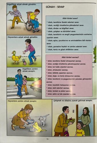 Çocuklar İçin Faaliyetli ve Etkinlikli Temel Dini Bilgiler Seti (4 Kit