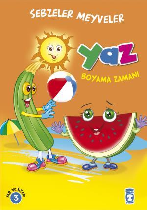 Yaz Boyama Zamanı - Sebzeler Meyveler