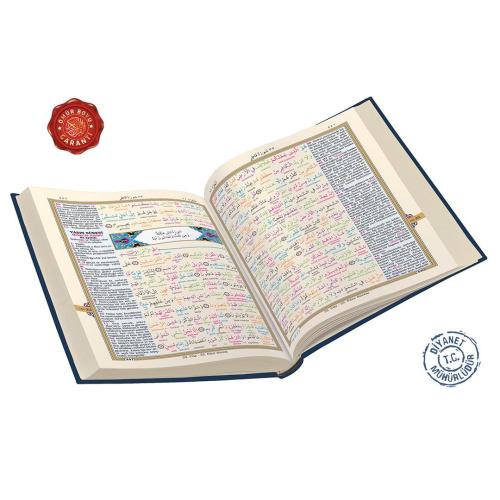 Kuranı Kerim Bilgisayar Hatlı Renkli Kelime Meali Rahle Boy