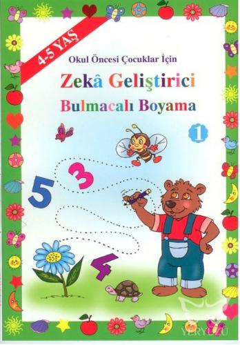 Zeka Geliştirici Bulmacalı Boyama (4-5 Yaş )